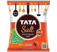 Tata Salt 1kg - Premium Vacuum Evaporated Iodised Salt | Free Flow Refined Table Salt | Daily Cooking Essential | Fortified with Iodine