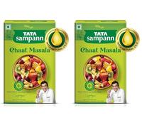 Tata Sampann Masala Spices 100g | Pure Indian Spices | Aromatic & Enhances Flavor of Meal | Curry Mix Masala Recipe Casserole Herbs | For Everyday Indian Cooking (Pack of 2, Chaat masala)