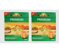 Tata Tea Premium Pouch 450g x 2 - Premium Blend of Fresh Leaves - Relish The Exquisite Taste of Chai - Instant Premix - Made with Natural Tea Extract & Mixture of Aromatic Indian Spices