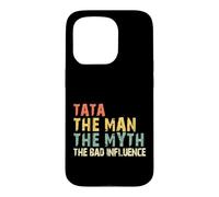 Tata The Man The Myth The Bad Influence Funny Vintage Case for iPhone 15 Pro