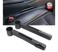 TATACLEA Car Gap Plug Car Seat Gap Prevent Small Items from Falling 2 Combinations of Main and Passenger Seats Universal Car Seat Gap Storage Center Console Storage（Black）