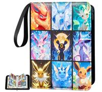 TATAFUN Card Binder 4 Pocket, PU Trading Card Binder, Waterproof Card Guardian Binder, 50 Pages 400 Pockets Card Folder, Zipper Card Collection Folder, Ideal Gifts for Birthday Party