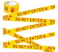 TATAFUN Halloween Caution Tapes, Halloween-dekorationen Scary Tapes, Do Not Enter Tape Danger Warning Tape, 4.8cm*25m, for Halloween Parties, Haunted House Decor, Zombie Party, Crime Scene Themes