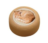 Tatami Floor Cushion - Round Straw Seat Cushion Pad - Thick Hand Woven Breathable Stool Pad Seat Mat for Meditation Zen Temple Yoga Activities