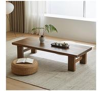 Tatami Low Table, Vintage Rectangular Floor Table, Accent Furniture for Sitting, Ideal for Living Room, Dining, or Lounge Spaces