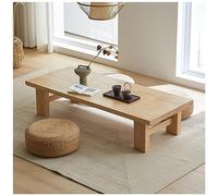 Tatami Low Table, Vintage Rectangular Floor Table, Accent Furniture for Sitting, Ideal for Living Room, Dining, or Lounge Spaces