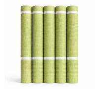 Tatami Mat for Sword Cutting - 5 Pack 59 x 34.5 Inch Light Green Rolled Rush Grass Targets, Japanese Standard Tatami Omote Construction for Martial Arts Test Cutting Practice and Dojo Training