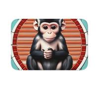 TATAUU The Silent Monkey Hem Pad 40x60. Soft and Comfortable, Non-Slip and Wear-Resistant, with Various Patterns, Suitable for Home and Office.