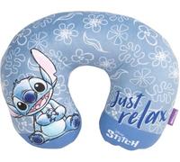 Neck Pillow for Travel Neck Pillow in Fabric with Stitch Graphics, Children from 12 Months, Size 32 x 26 x 9 cm