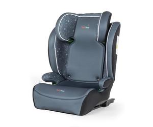 Tataway Car Seat with ISOFIX Attachment for Child Safety with Height from 100 to 150 Cm with Graphics On A Gray Background