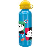 TATAWAY Disney Blue Aluminum Water Bottle Mickey Mouse Topolino 530 ml