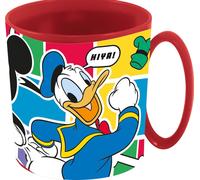 Tataway DISNEY Mickey Mouse Red Mug for Plastic Tazza Mickey 350 ml