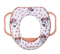Tataway Disney Minnie Children's Toilet Reducer, in Plastic, with Two Support Handles, Padded and Reusable Seat