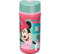 TATAWAY Disney Minnie Pink And Blue Plastic Water Bottle For Girls