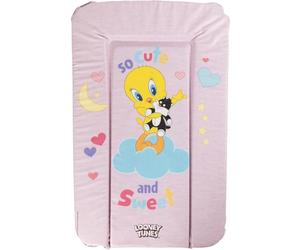 TataWay in viaggio si cresce - Soft Gearbox Table Top Protector | Waterproof & Washable PVC Coating | Comfortable PU Foam Padding | Looney Tunes Design, 73 x 48 cm, 3 cm Thick, Polyurethane, PVC