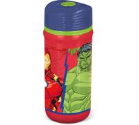 TATAWAY MARVEL Avengers Red And Blue Plastic Bottle For Hulk 390 ml