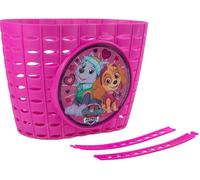 Tataway - Paw Patrol Girl's Bicycle Basket | Easy to Attach | Includes Cable Ties | Fun Graphics | Practical Design, Pink, Paw Patrol Baby Girl, One Size, Plastic