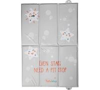 Tataway Portable Foldable Baby Changing Table Waterproof Compact Travel Changing Mat with Organizer Pockets Soft and Washable Ideal for Trips and Travel