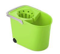 TATAY 1103221 Wheeled Mop Bucket, BPA Free, Pressure Wringer and Handles