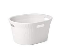 Tatay Baobab Laundry Basket, 35 Litre Capacity, White