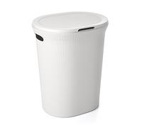 Tatay Baobab Laundry Basket, 40L Capacity, Polypropylene, BPA free, with Lid. Pergamon White. Measures 41 x 33 x 50 cm