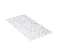 TATAY Bath Mat, Non-slip, PVC with Suction Cups, Resistant to Mold and Microbes, Anti-Bacterial, Barcelona Design, Translucent. Measures 72 x 36 cm