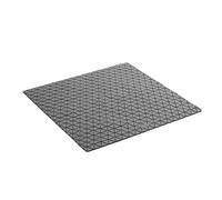 TATAY Bath Mat, Rubber, Grey, 54 x 54 cm