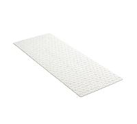 TATAY Bath Mat, Non-slip, SBS - TP Rubber with 126 Suction Cups, Rectangular, Diamond Design, White. Measures 97 x 36 cm
