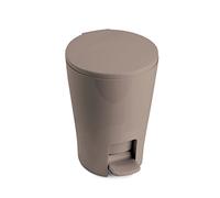 Tatay Diabolo Bathroom Bin, Polypropylene, Mink, One Size