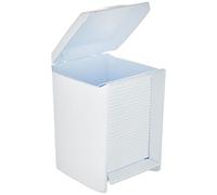 TATAY Bathroom Bin Olympia Made from Highly Resistant Materials | Bathroom Bin Toilet | Capacity 7 L | Dimensions 21x21.5x29 cm | Foot Pedal Opening | Removable Inner Bucket, White