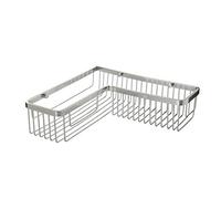 TATAY Rectangle Corner Storage Basket, Aluminum, Silver, One Size