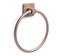 TATAY Bathroom Towel Ring Without Drilling | 3M Adhesive Mounting System | Matte and Elegant Finish | 100% Rustproof | 5 kg Load Capacity | 19.5 x 5.5 x 22cm - Kalo Collection - Black