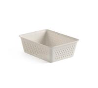 TATAY Bohol A6 Organiser, Polypropylene, BPA Free, 100% Recycled Plastic, ECOHOME Beige, Measures 12.5 x 16.5 x 5.5 cm