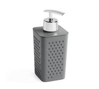 TATAY Bohol Soap Dispenser Polypropylene BPA Free Plastic 100% Recycled Anthracite Grey Dimensions: 7 x 6.5 x 16 cm