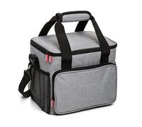 Tatay Urban Food Picnic - Insulated Lunch Bag, 11 L Capacity, Triple Layer Material, Flexible and 100% waterproof. Denim Grey. Measure 28.5 x 21 x 24 cm