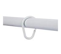 Tatay Curtain Rings, Polypropylene, White, One Size