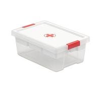 Tatay First Aid Storage Box, 7 L Capacity, with Handles, Lid 100% recycled materials, BPA Free. Measures 25 x 36 x 13 cm,White