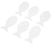 TATAY Fish Stickers Anti-Slip Bathtube, PVC, White, One Size