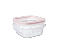 TATAY Food Container 0.3L Clip Safe | Clip Lid | Plastic Food Containers with Lids | Microwave, Dishwasher, Fridge & Freezer Safe | BPA-Free Plastic | 10.8x10.8x6 cm, Red