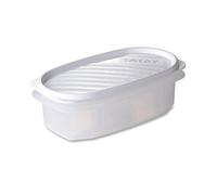 TATAY Food Storage, Airtight, 0.5 L of Capacity, Flexible Pressure Lid, BPA free, Suitable Microwave and Dishwasher, White. Measures: 18,4 x 9,7 x 6,1 cm