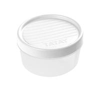 TATAY Food Storage, Airtight, 0.5L of Capacity, Screw Lid, BPA free, Suitable Microwave and Dishwasher, White. Measures: 12 x 12 x 6,6 cm