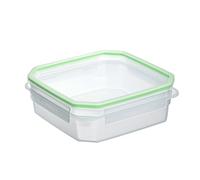 TATAY Food Storage, Airtight, 1.3L of Capacity, Clip Lid, BPA free, Suitable Microwave and Dishwasher, Opaque Green. Measures: 18.8 x 18.8 x 6.6 cm