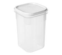 TATAY Food Container 1L Top Flex | Pressure Lid | Plastic Food Containers with Lids | Microwave, Dishwasher, Fridge & Freezer Safe | BPA-Free Plastic | 10x10x16.5 cm, White