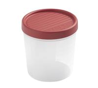 TATAY Food Storage, Airtight, 1L of Capacity, Screw Lid, BPA free, Suitable Microwave and Dishwasher, Red. Measures: 12 x 12 x 12,5 cm