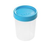 TATAY Food Container 8.5x8.5x11.1 cm BPA-Free Dishwasher Safe Screw-Top Lid | Food Container Kitchen | Capacity 0.4 L | Dimensions 8.5x8.5x11.1 cm | Dishwasher Safe | Microwave Safe | Freezer Safe, Blue