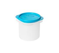 TATAY Food Container Top Flex 0.3 L Dishwasher Safe Microwave Safe | Food Container Kitchen | Dimensions 8.7x8.7x8.5 cm | BPA-Free Material | Freezer Safe | Secure Pressure Lid, Blue