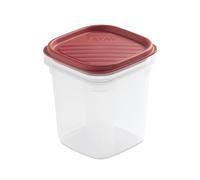 TATAY Food Container Top Flex 0.7 L Dishwasher Safe Microwave Safe | Food Container Kitchen | Dimensions 10x10x11.7 cm | BPA-Free Material | Freezer Safe | Secure Pressure Lid, Red
