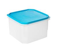 TATAY Food Container Top Flex 2.9 L Dishwasher Safe Secure Pressure Lid | Food Container Kitchen | Dimensions 18.5x18.5x12.2 cm | BPA-Free Material | Microwave Safe | Freezer Safe, Blue