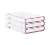 TATAY Fresh Box Small Fridge 0.6 L BPA-Free Modular Storage Design Set of 3