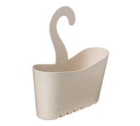 TATAY Hanging Shower Basket, Polypropylene, 100% recycled material, Multifunctional Basket, Beige, Dimensions: 25 x 9 x 28 cm